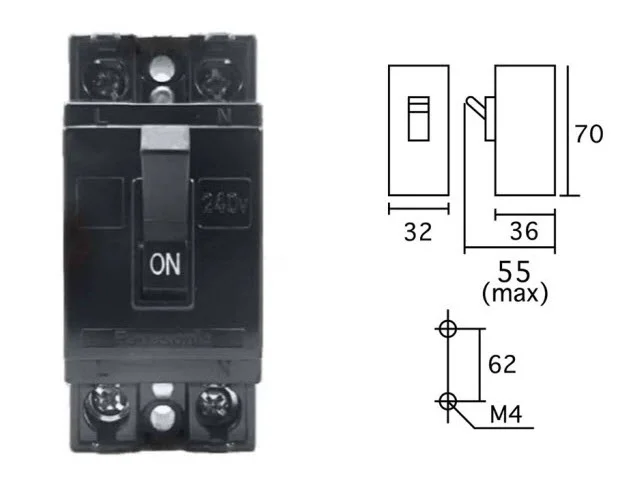 CB PANASONIC 10A